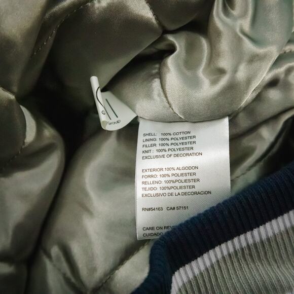 Dallas Cowboys NFL Super Bowl Championship Size XL Blue White Varsity Jacket NEW - Picture 9 of 11